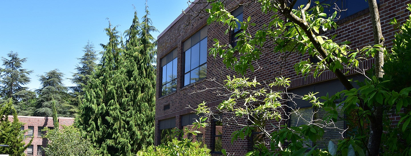 brick building on uo portland campus