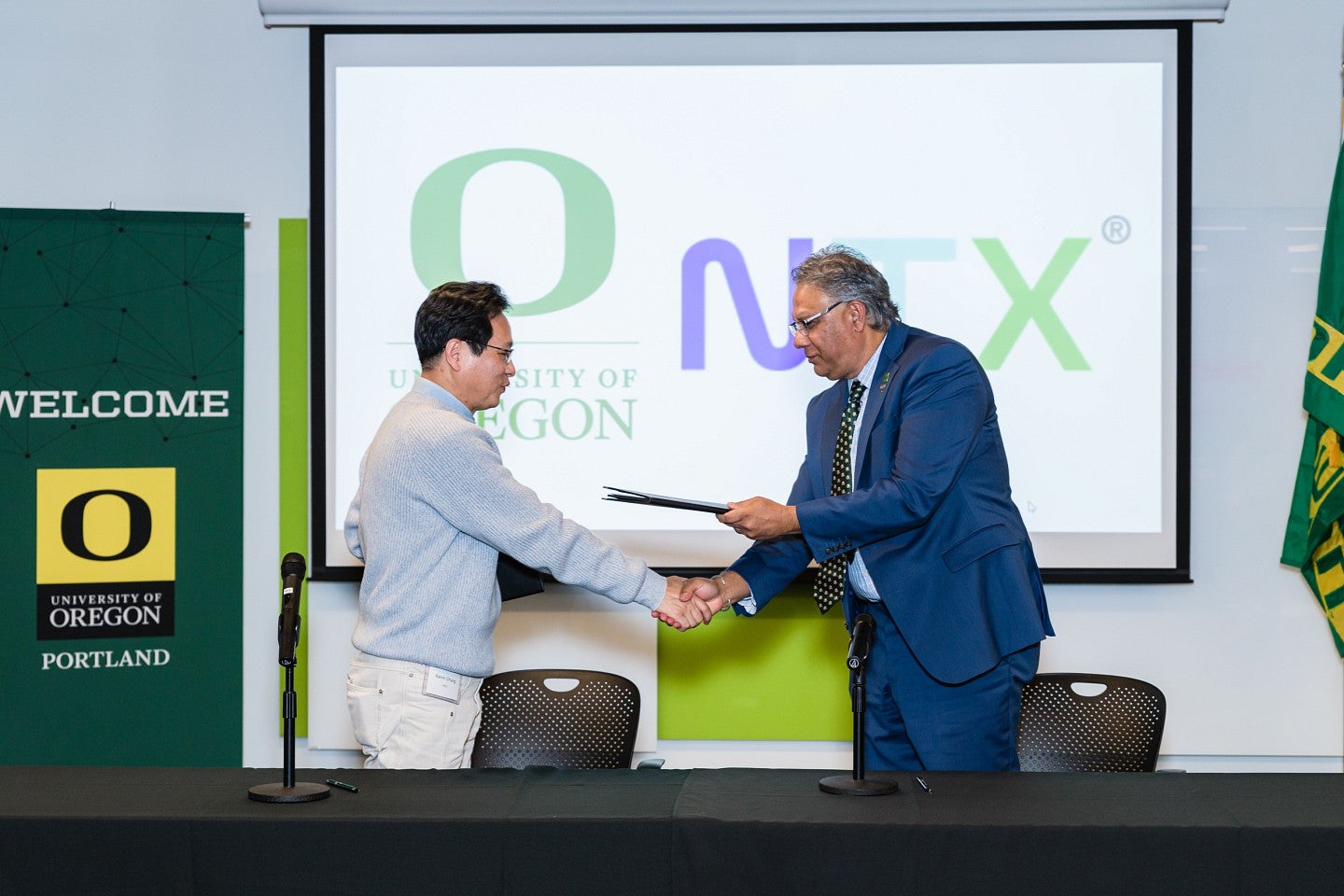 MOU signing between NTX and UO