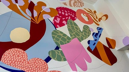 Mural by Alex Proba in the UO Portland Campus Center