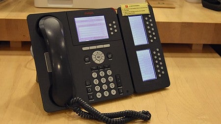 Desk phone with lots of option for transferring calls