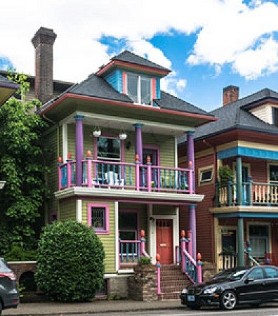 Stock image of housing in Portland