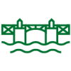 Green Burnside Bridge icon