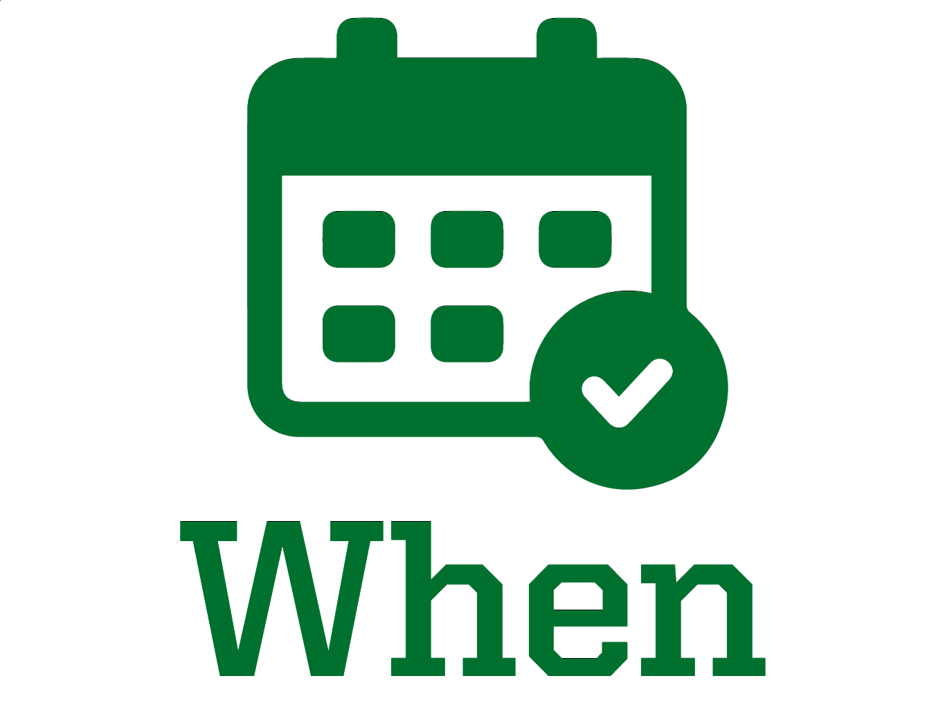 When? When? graphic